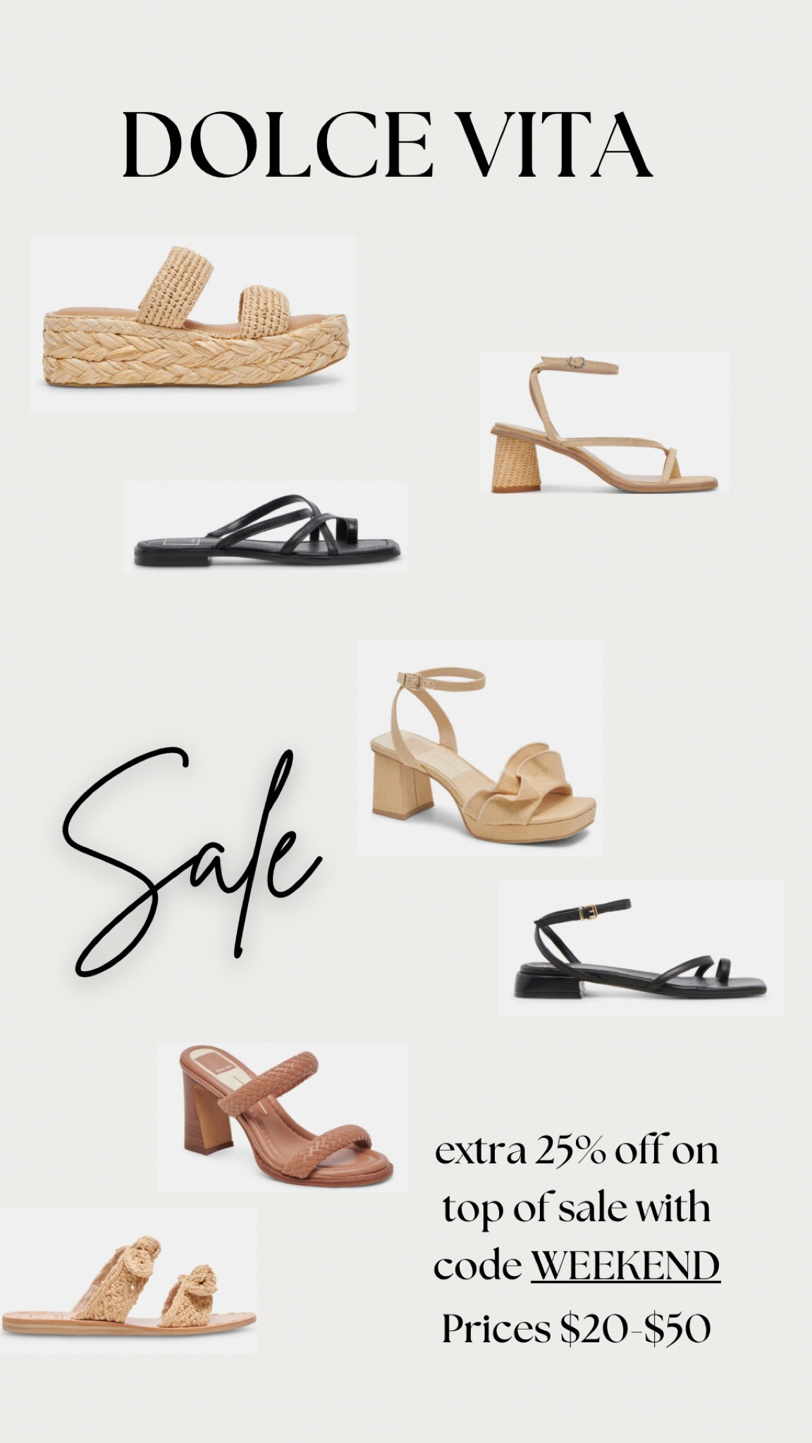 Dolce Vita Sale!! Heels and sandals on major sale, stock up for those upcoming vacations & weddings 💕 Mostly all priced under $50!

#LTKSaleAlert #LTKFindsUnder50 #LTKShoeCrush
