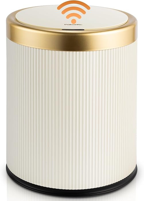 Pukomc Bathroom Trash Can with Lid，3.5 Gallon Motion Sensor Waterproof Touchless Garbage Can, S... | Amazon (US)