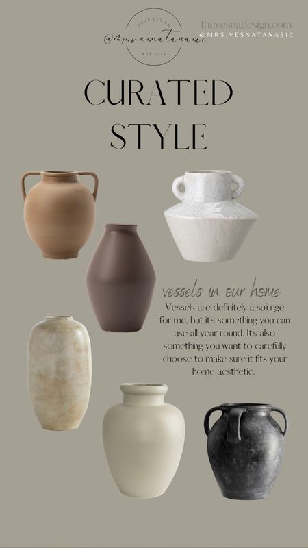 Curated Style — Vessels in our home ✨

Vessels. Splurge. Home decor. Interior. Vases. Pottery Barn. McGee&Co. Crate & Barrel. CB2. West Elm. McGee & Co. Decor. Home. Vessel. Gift idea. Gift. 

#LTKhome #LTKFind #LTKstyletip