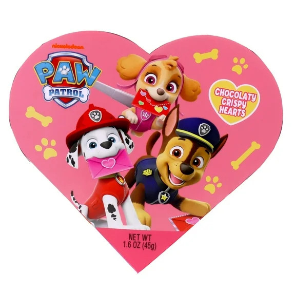 Frankford Paw Patrol Chocolaty Crispy Heart Box 1.6oz | Walmart (US)