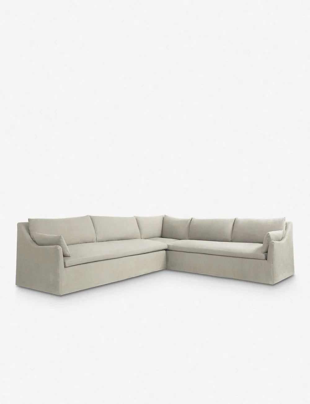 Portola Slipcover Corner Sectional Sofa | Lulu and Georgia 