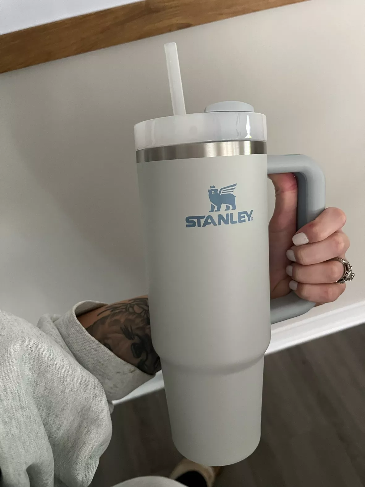 Stanley Quencher H2.0 FLOWSTATE TUMBLER 40 OZ NEW Fog Gray
