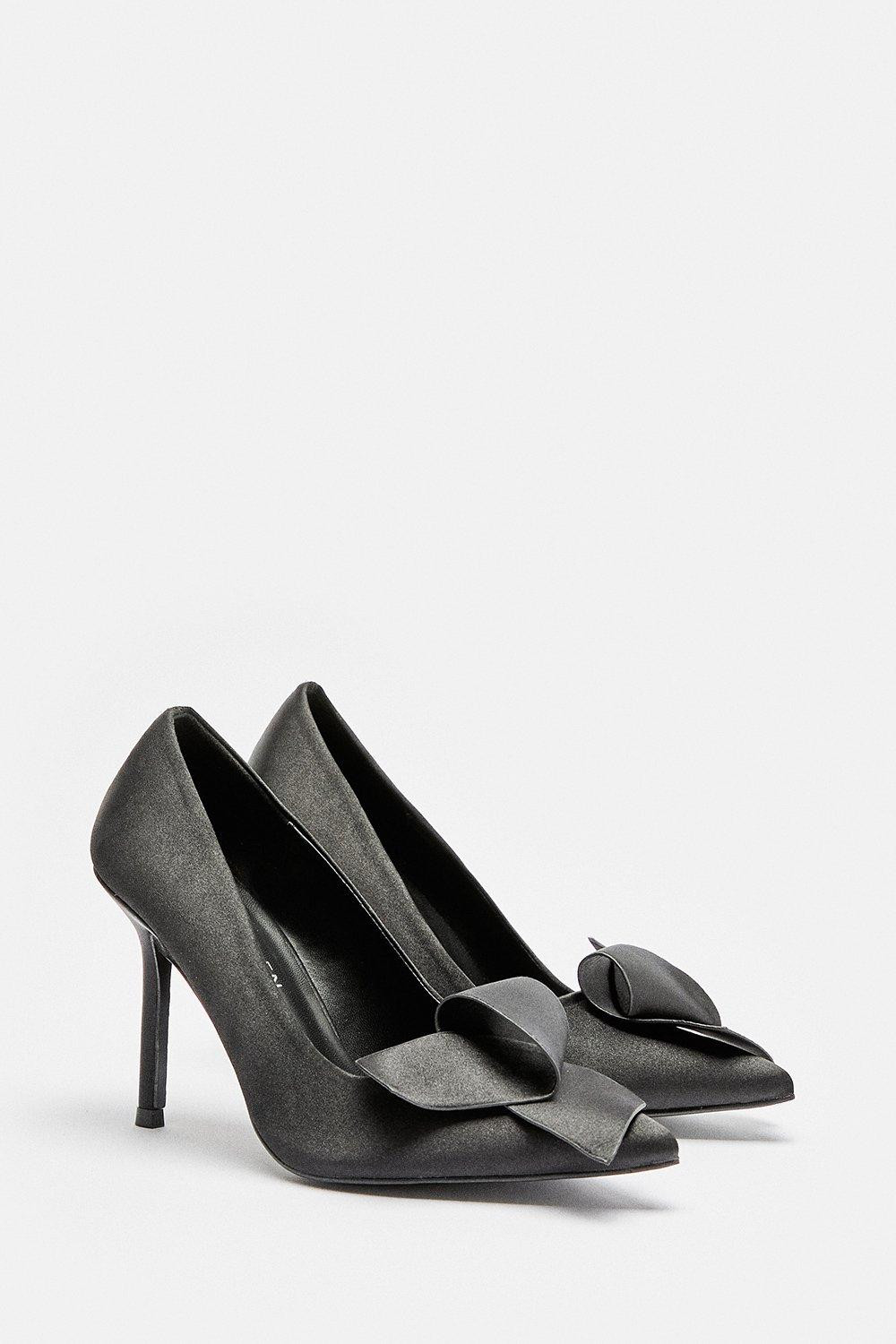 Abstract Twist Bow Heel | Karen Millen UK + IE + DE + NL