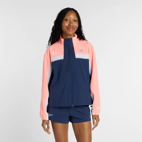 New Balance Women's NYC Marathon 2025 Jacket Blue - Blue | Joe's New Balance Outlet