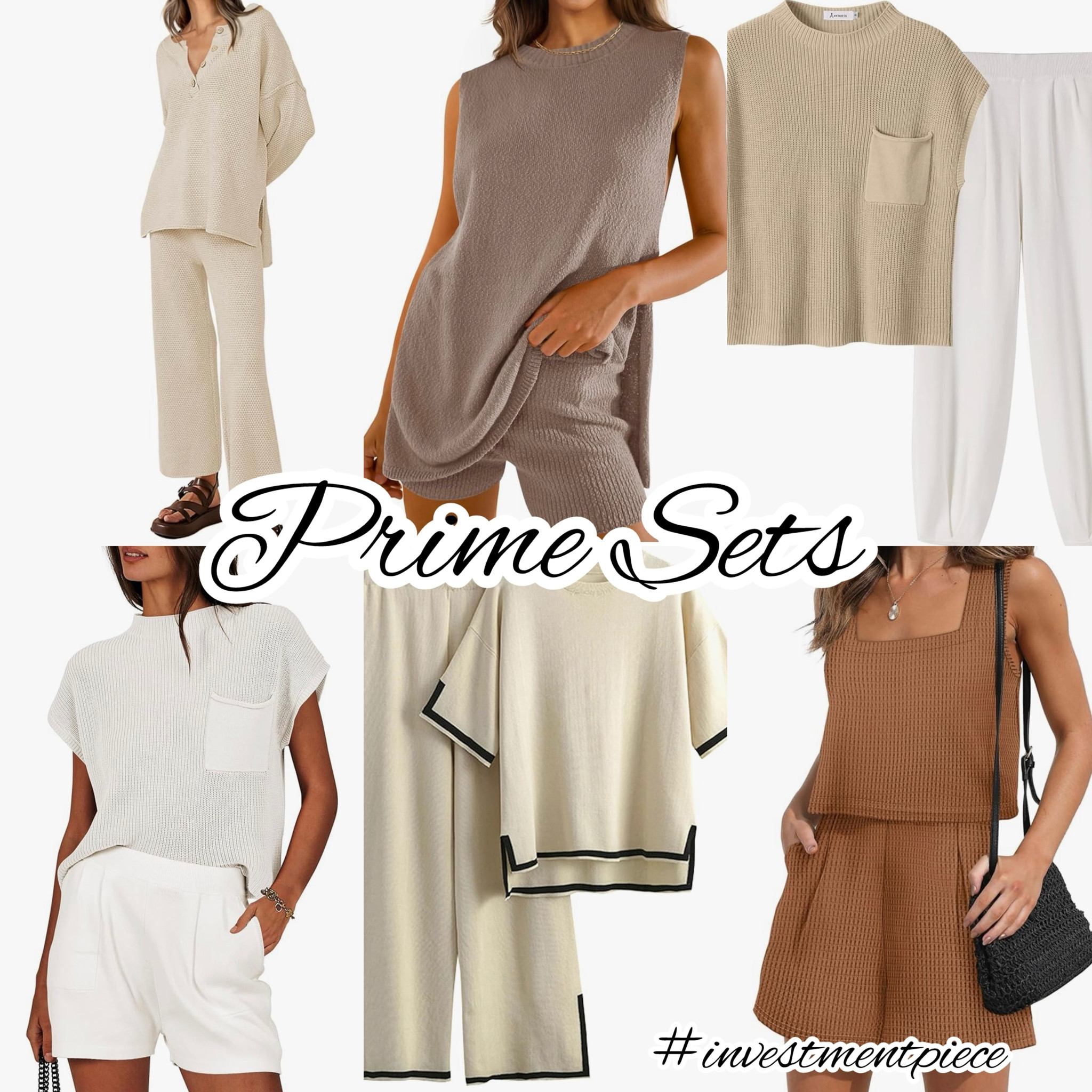 From pants to shorts these knit sets are perfect for everything from lounging to errands to brunch! And they are all on sale for #amazonprimeday #investmentpiece 

#LTKSaleAlert #LTKFindsUnder50 #LTKStyleTip