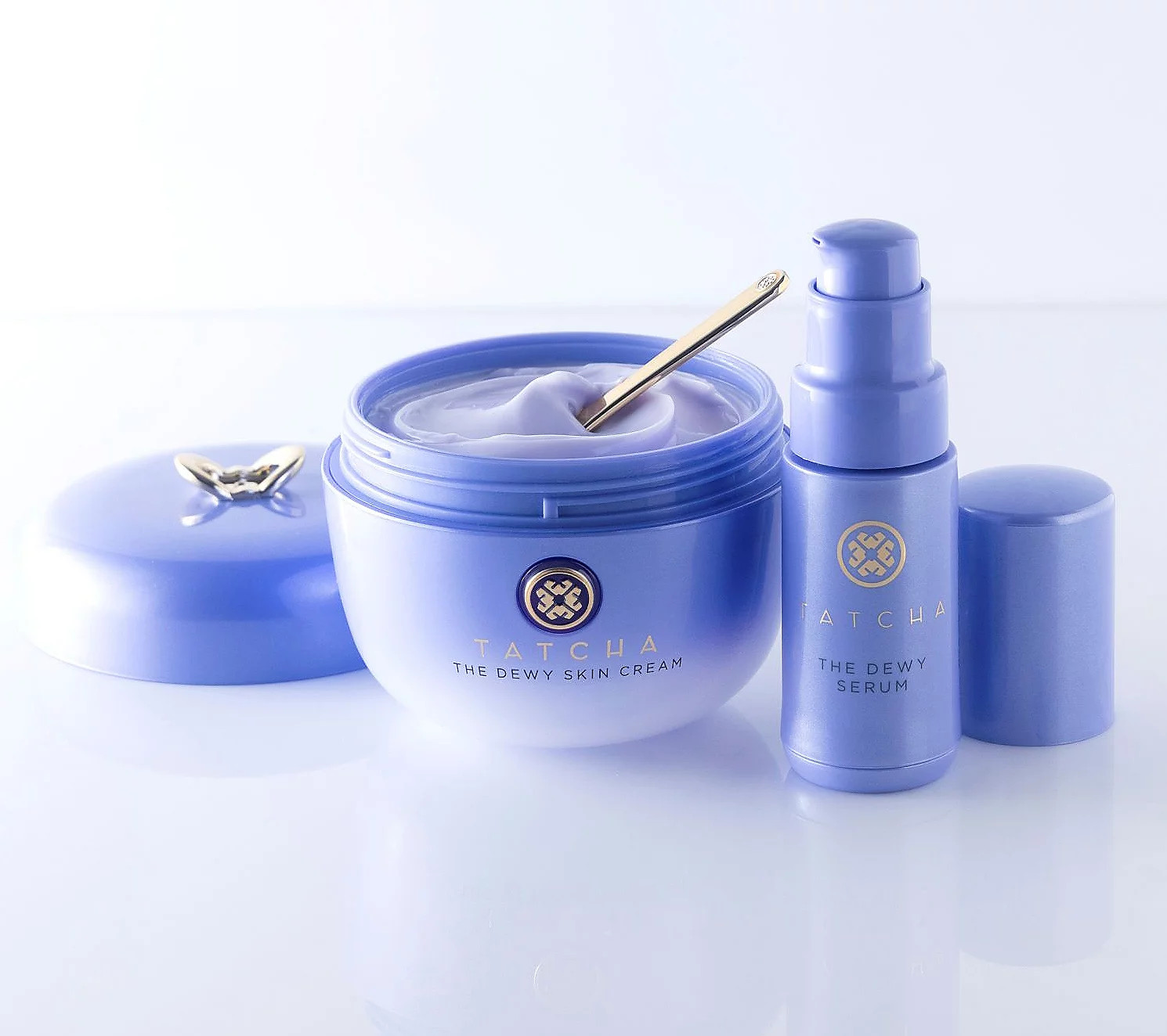 AD TATCHA Jumbo Dewy Skin Cream & Travel Serum Auto-Delivery | QVC