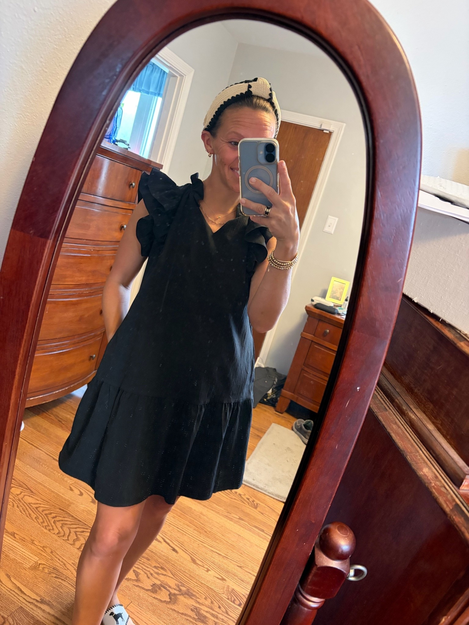This dress is always a win: makes  me look put together when I didn’t feel it , comfortable , versatile￼and comes in more colors. 


#dress #amazon #churchdress #datenight #teacheroutfit #winery
#LTKU #LTKOver40 #fall