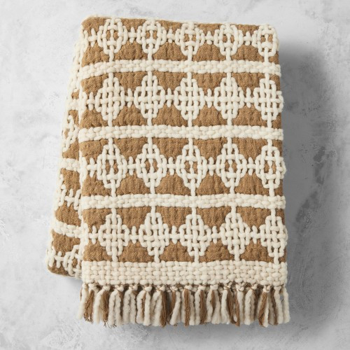 Jemma Throw, 50"" X 70"", Brown | Williams-Sonoma