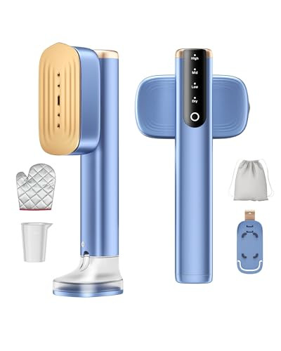 MIYOKO 2-In-1 Steamer & Iron for Clothes, 15s Fast Heat-up 1200W Portable Handheld Garment Steame... | Amazon (US)