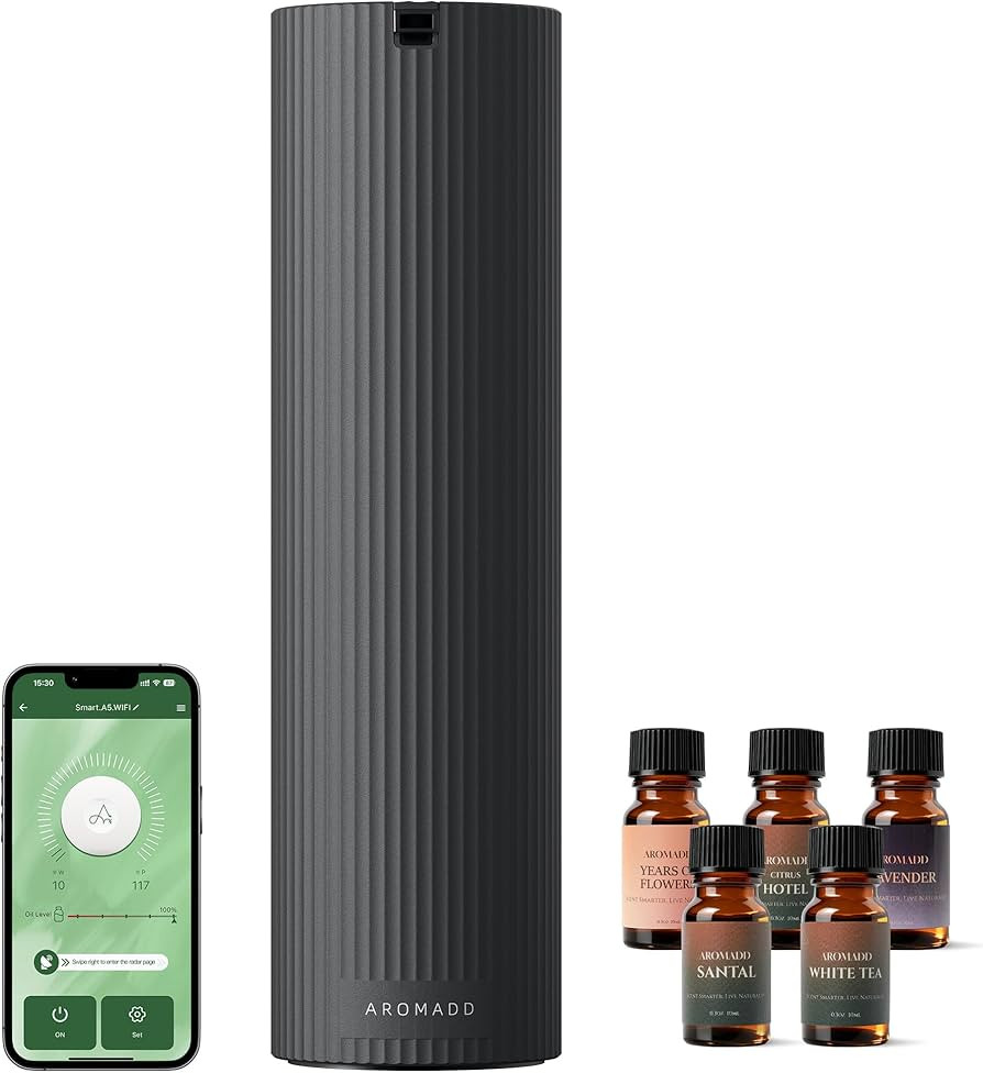 Aromadd Scent Diffuser Starter Kit \u2013 Waterless Essential Oil Diffuser for Home, 1500 Sq.Ft C... | Amazon (US)