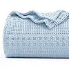 PHF 100% Cotton Waffle Weave Blanket King Size, Lightweight Washed Cotton Blanket for Spring & Su... | Amazon (US)