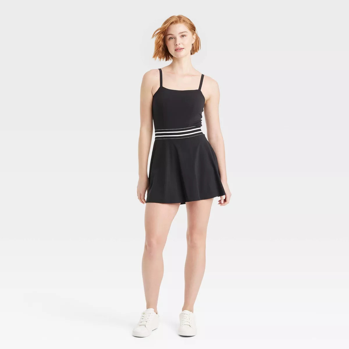 Women's Knit Cami Strap Active Dress - JoyLab™ Black L | Target