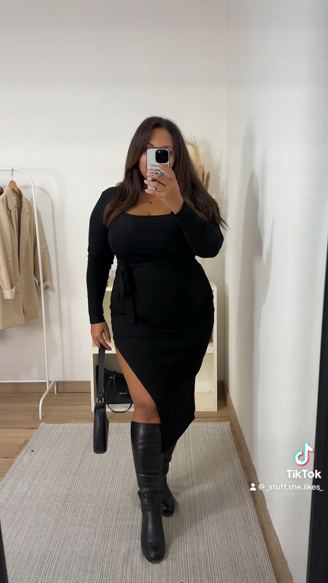 SHEIN BASICS Curve Scoop Neck Asymmetrical Hem Belted Dress 🖤

code: BASICS678 for Extra 15% OFF any purchase
wearing size 1XL
#sheincurve #sheinbasics #capsulewardrobe #staples #littleblackdress #curvydress #mididress #midsizefashion

#LTKstyletip #LTKmidsize #LTKfindsunder50