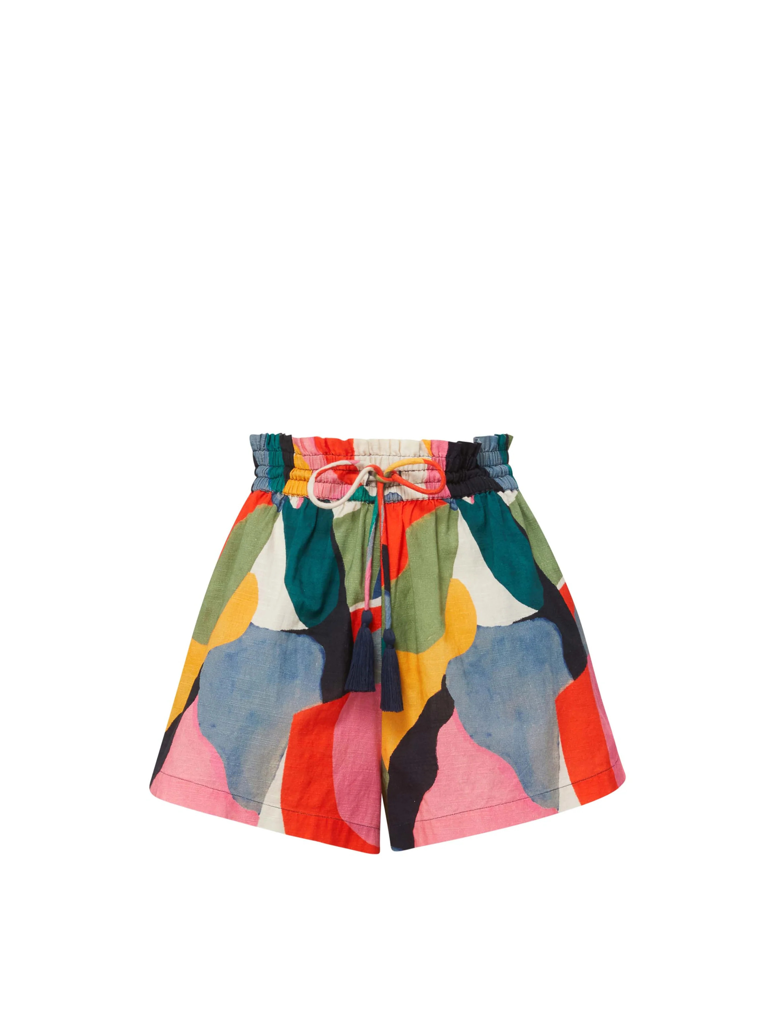 Vicki Shorts In Carta Colorblock | Change of Scenery