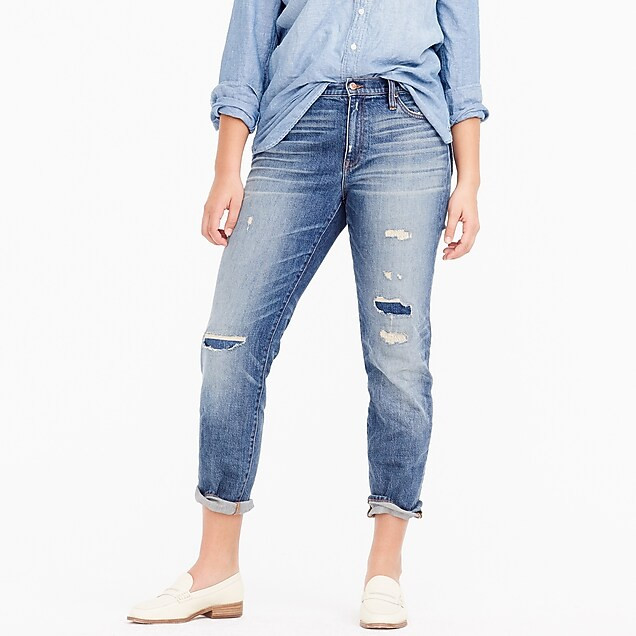 Slim boyfriend jean in charles wash | J.Crew US