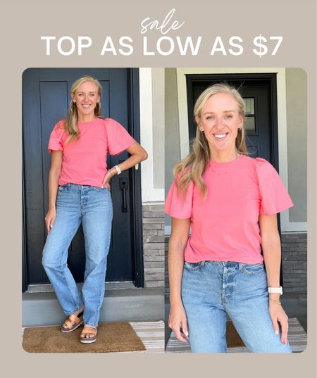 My top is on clearance for $7-$12.y color is not available, but other colors are! Size medium

#LTKSaleAlert #LTKStyleTip #LTKFindsUnder50