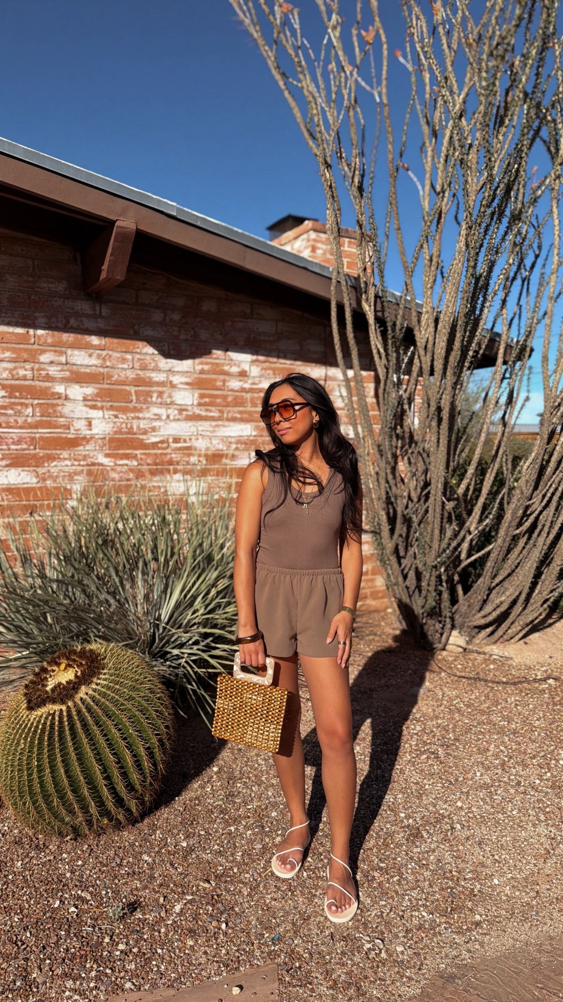 Hot weather ootd ☀️ wearing size S shorts and tank!

#LTKPetite #LTKootd #LTKgrwm