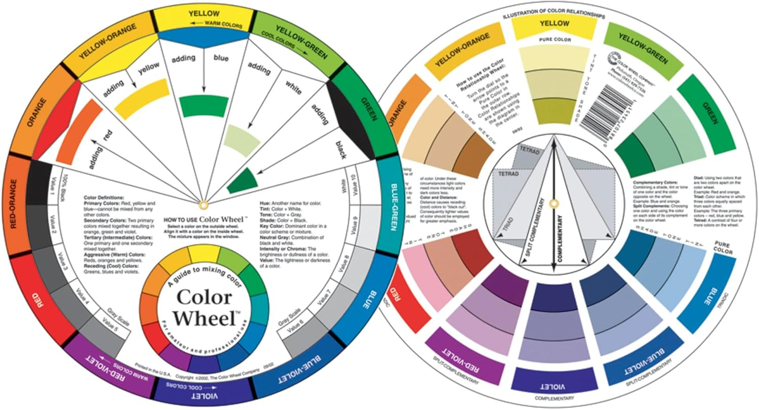 Cox Color Wheel-9.25-inch, 2.1 x 27.4 x 32.480000000000004 cm, Multicolor | Amazon (US)