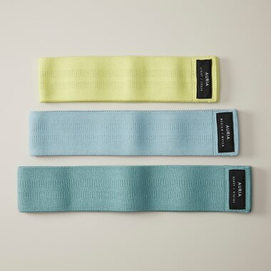 Set of 3 Hip Resistance Bands, Cool | Indigo (CA)