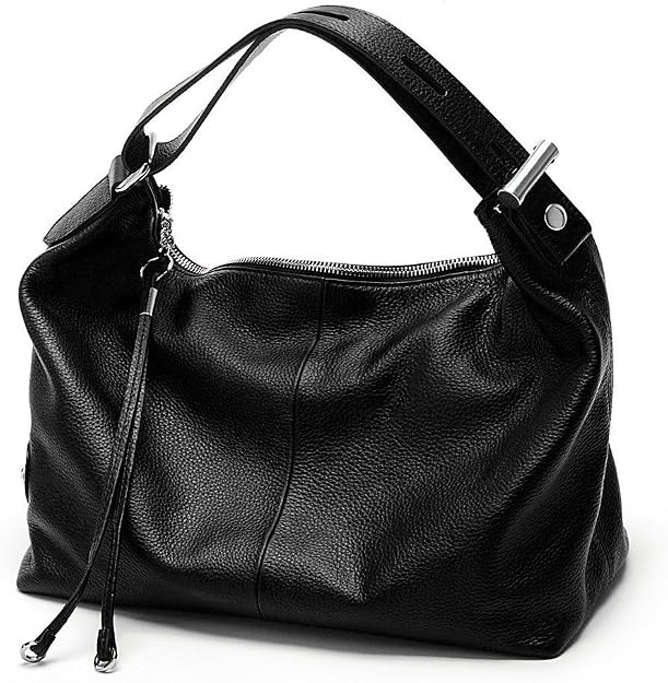 zency 6 Colors Fashion 100% Real Genuine Leather Women Shoulder Bag Handbag Lady Casual Tote | Amazon (US)