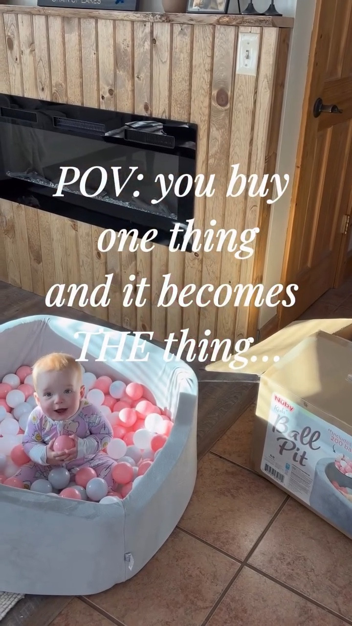The ball pit from @nubyusa is officially in our daily rotation. 

#LTKBaby #LTKmorningroutine #LTKmomlife