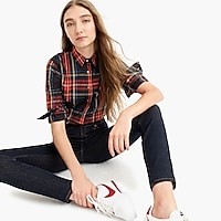 Slim stretch perfect shirt in Stewart tartan | J. Crew US