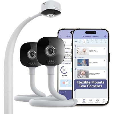 HUBBLE CONNECTED GoBaby AI Twin  2 Baby Monitor Cameras w/ Covered Face & Rollover Alert, True Cry Detection, Sleep Trainer & More | Target