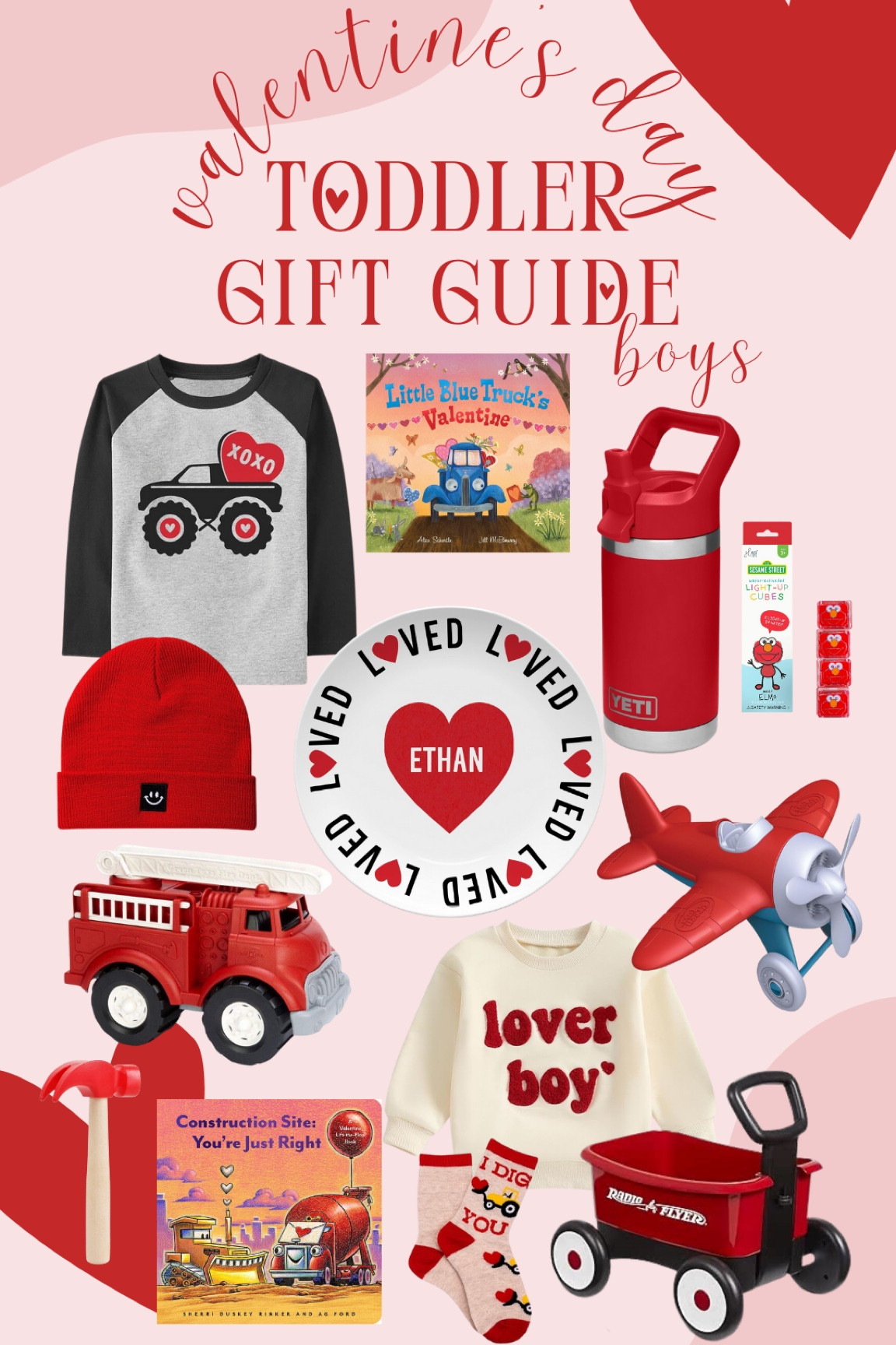 Valentine's Day Gifts for Toddler Boys. Make this Valentine’s Day extra special for your little one with the best unique toddler gifts! From Valentine’s-themed books and Valentine’s outfits and clothing to toys and personalized items, this list of toddler-friendly finds has just what you need. #valentines #valentinesday #valentinesgift #valentinesgifts #giftideas #giftsforhim #toddlergifts #toddlertoys #toddlerboys #valentinesforkids

#LTKKids #LTKFindsUnder50 #LTKGiftGuide