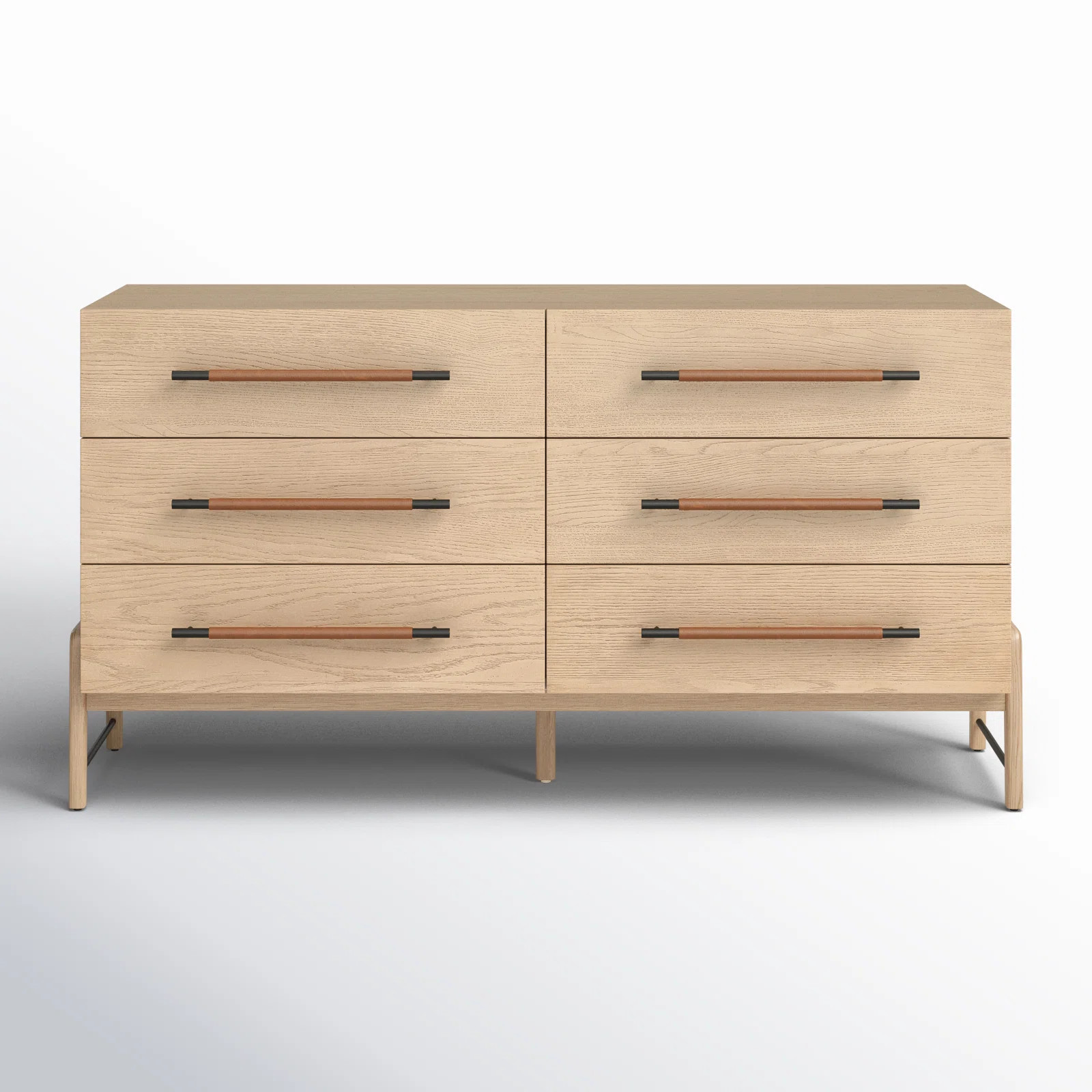 Mizuki 6 Drawer 62.5" W Double Dresser | Wayfair North America