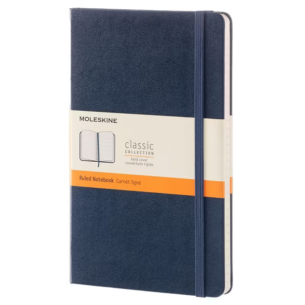 Moleskine Composition Notebook, Hard Cover, College Ruled, 240 sheets, 5" x 8" - Blue | Target