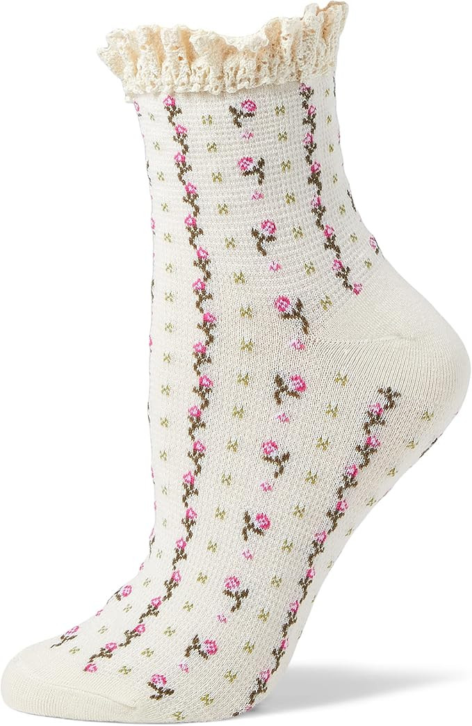 Free People Rosebud Waffle Knit Ankle | Amazon (US)