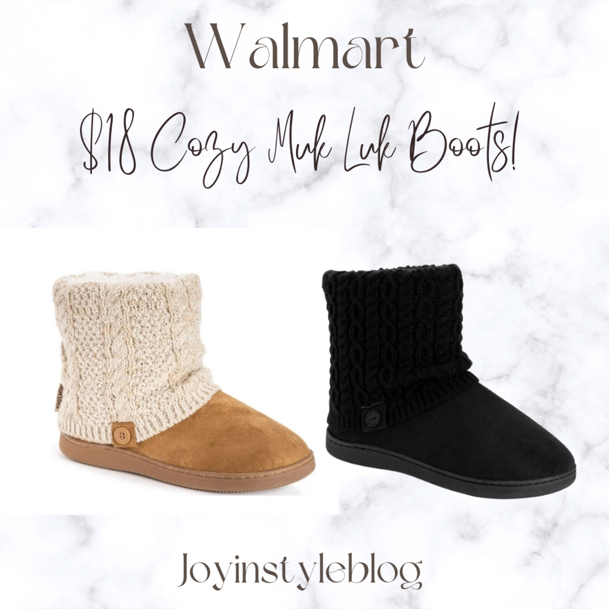 Walmart $18 Muk Luks Women's Cable Knit Bootie / slippers / Ugg boots dupe / Ugg boots look for less 

#LTKsalealert #LTKfindsunder50 #LTKHolidaySale