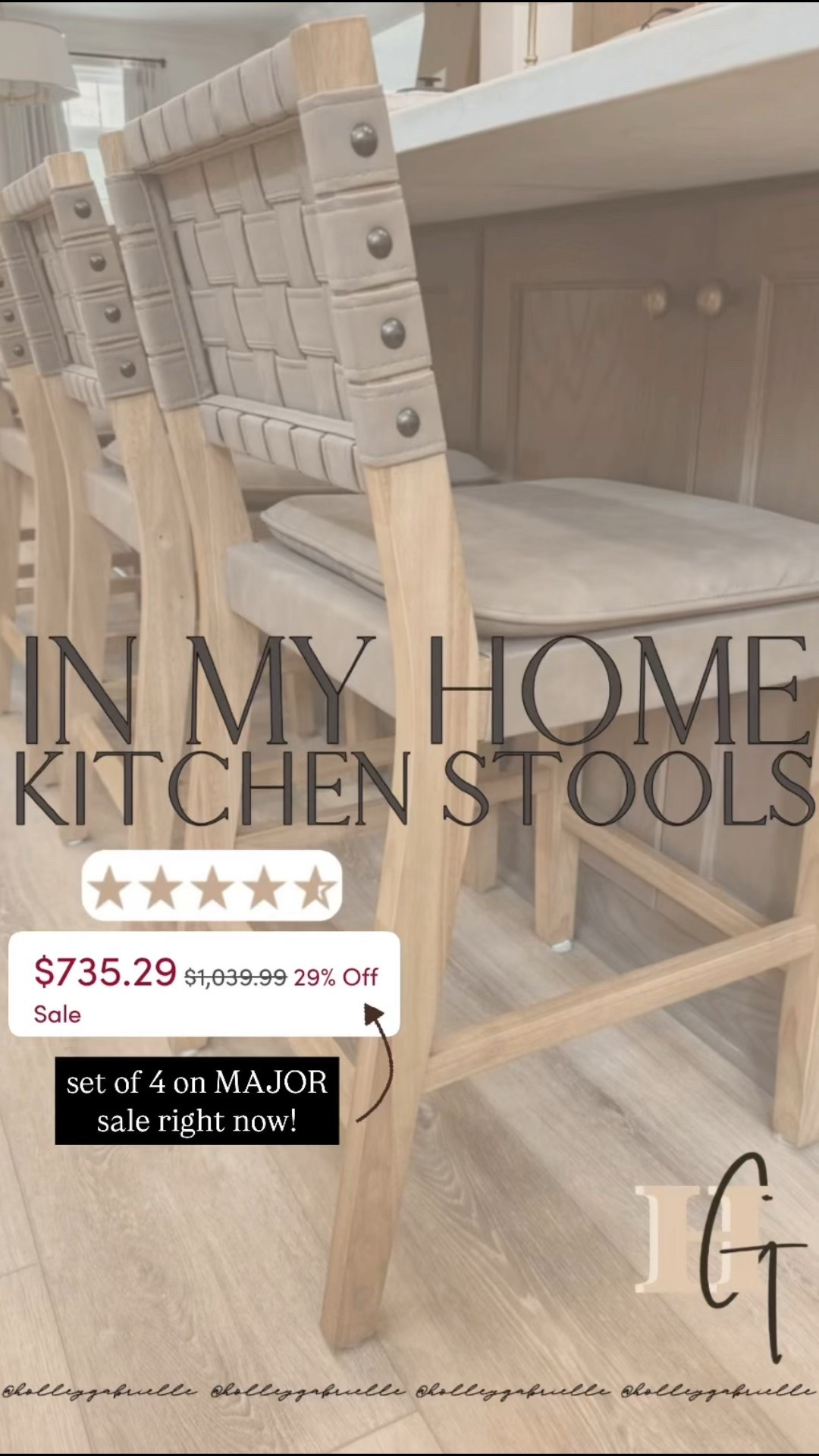 Our barstools — 🤎🪑 absolutely LOVE THEM!!! They come in counter / bar height! Super sturdy / easy to put together! 🔨 they can be sold alone, set of 2 or 4!! Set of 4 is on MAJOR SALE right now! 👏🏼

Kitchen barstools / home finds / spring edit / kitchen styling / Home decor / kitchen bar stools / interior design / Holley Gabrielle / Wayfair / Home Depot / Nathan James


#LTKStyleTip #LTKHome #LTKSaleAlert
