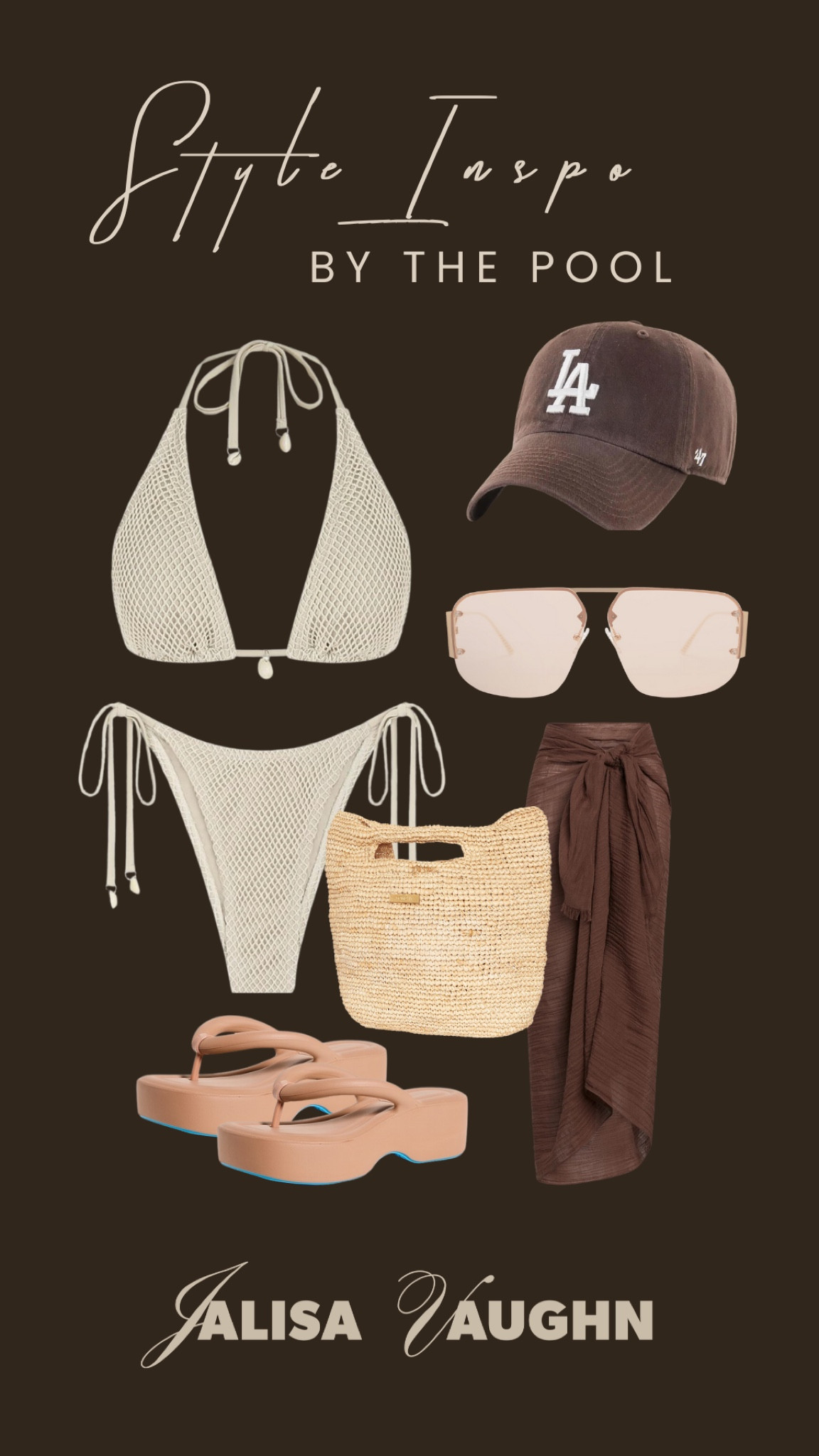 Neutral pool look inspo!

#LTKStyleTip #LTKSwim #LTKFindsUnder100
