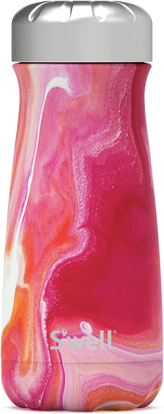 S’well Stainless Steel Traveler Travel Mug - 16 Fl Oz - Rose Agate - Triple-Layered Vacuum-Insu... | Amazon (US)