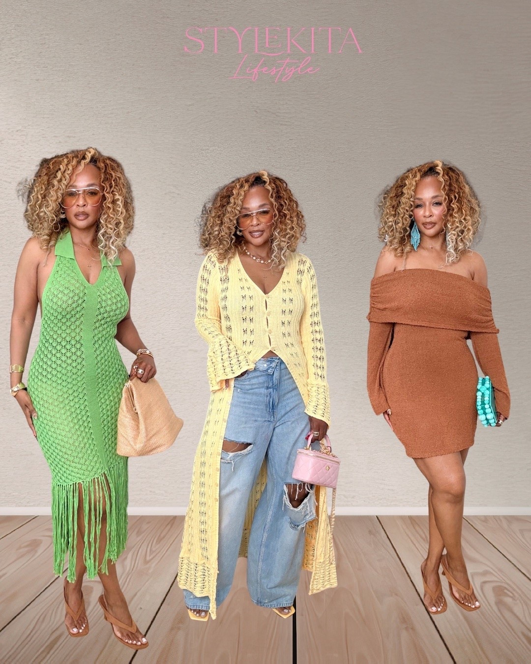 Loving these vibrant breezy summer outfits