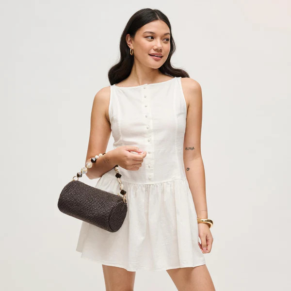 Rachel - Straw Clutch | Urban Expressions