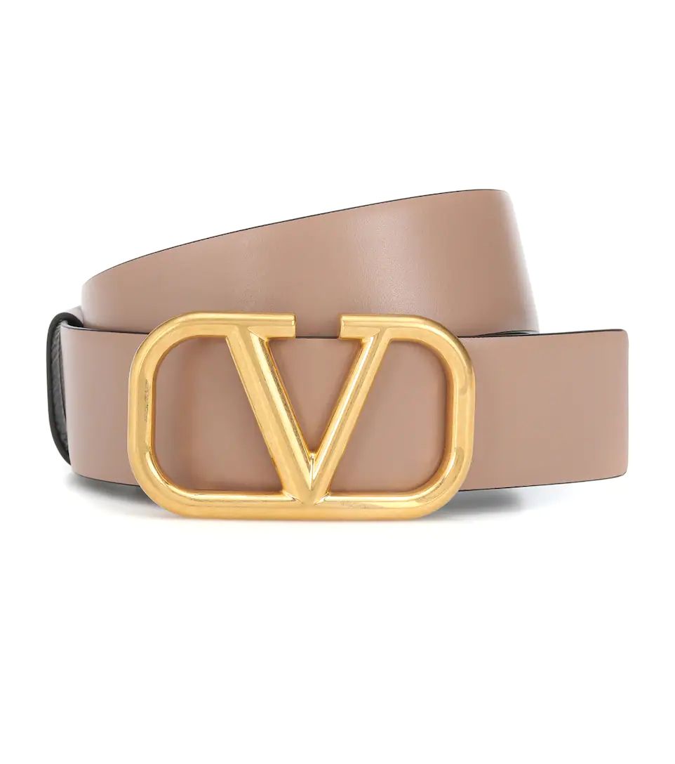 Valentino Garavani VLOGO leather belt | Mytheresa (US/CA)