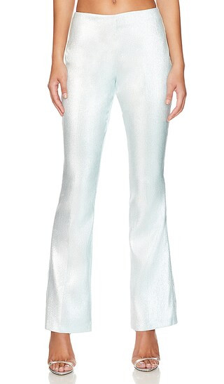 Amanda Uprichard Kourt Pants in Baby Blue. - size L (also in M, S, XS) | Revolve Clothing (Global)