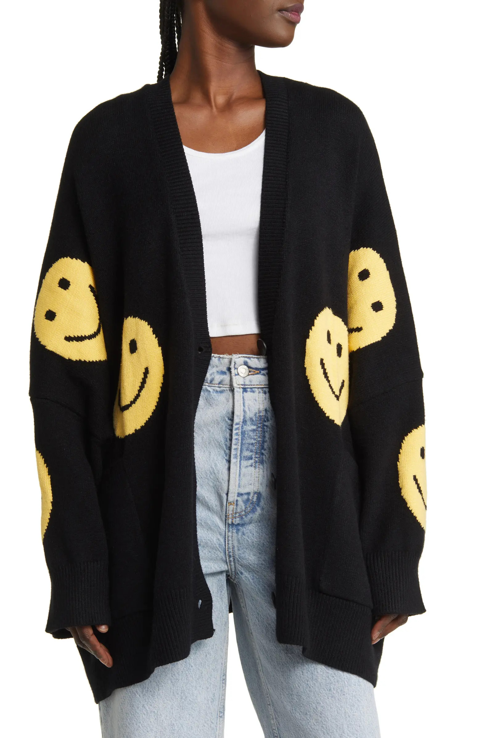 Oversize Open Front Cardigan | Nordstrom