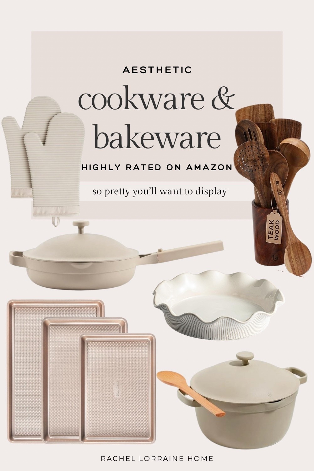 Aesthetic Cookware & Bakeware Finds 🤍
Cookware that’s functional and beautiful enough to leave on display is always a win. I’ve rounded up some of my favorite top-rated cookware and bakeware from Amazon with timeless, neutral designs that elevate your kitchen without feeling trendy or overdone.

Everything here is practical for everyday use, but pretty enough to make your kitchen feel more intentional. ✨

#LTKHome #LTKfoodie