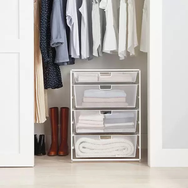 Elfa Wide Drawer Solution | The Container Store