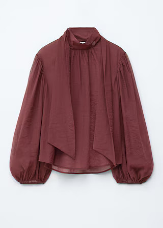 Puff-Sleeve Bow-Detail Blouse | & Other Stories - US