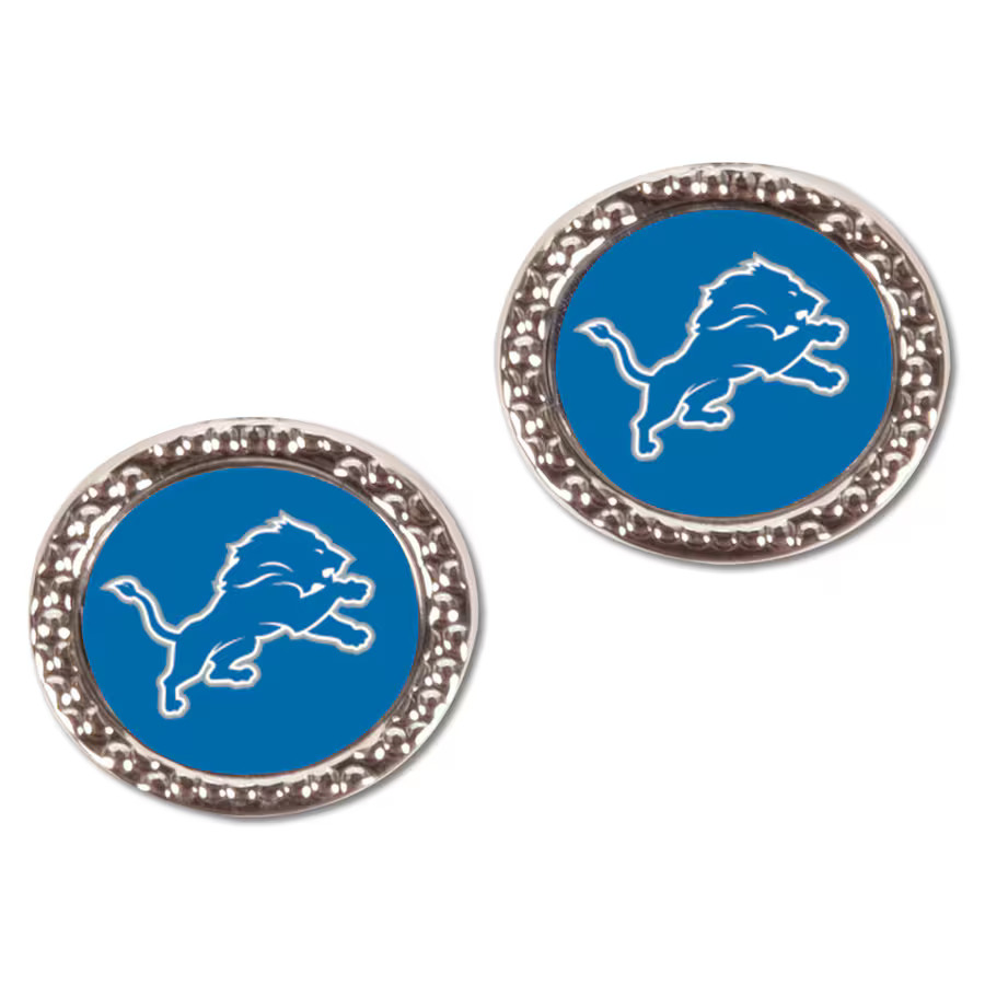 Women's Detroit Lions WinCraft Round Post Earrings | NFL Shop