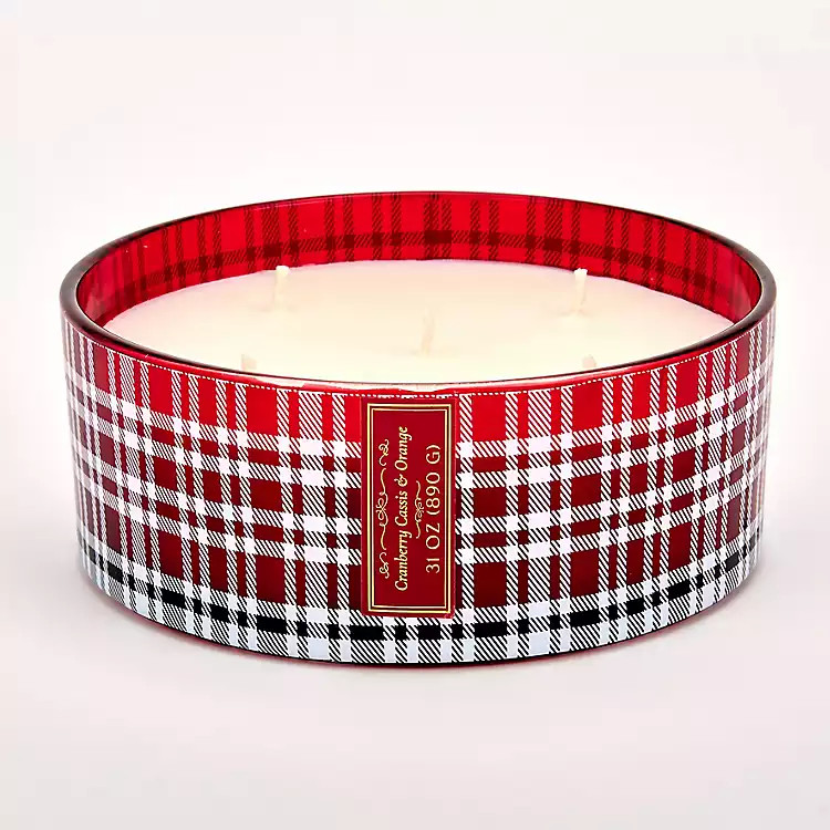 Cranberry Cassis & Orange 5-Wick Jar Candle | Kirklands