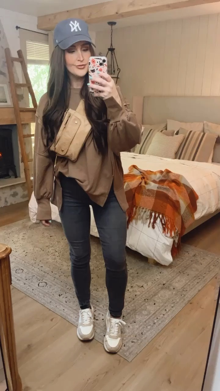Cute oversized Amazon top for fall, light coffee colored in size M. True to size for an oversized fit!

Fall outfit, fall outfit inspo, casual fall outfit idea

#LTKSeasonal #LTKstyletip #LTKfitness