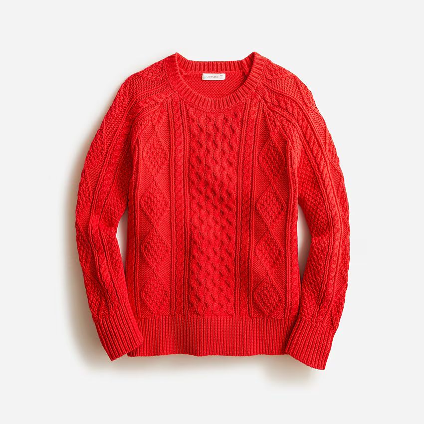 Boys&apos; cable-knit fisherman sweater | J.Crew US