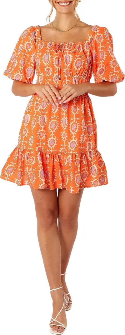 Carmen Print Minidress | Nordstrom