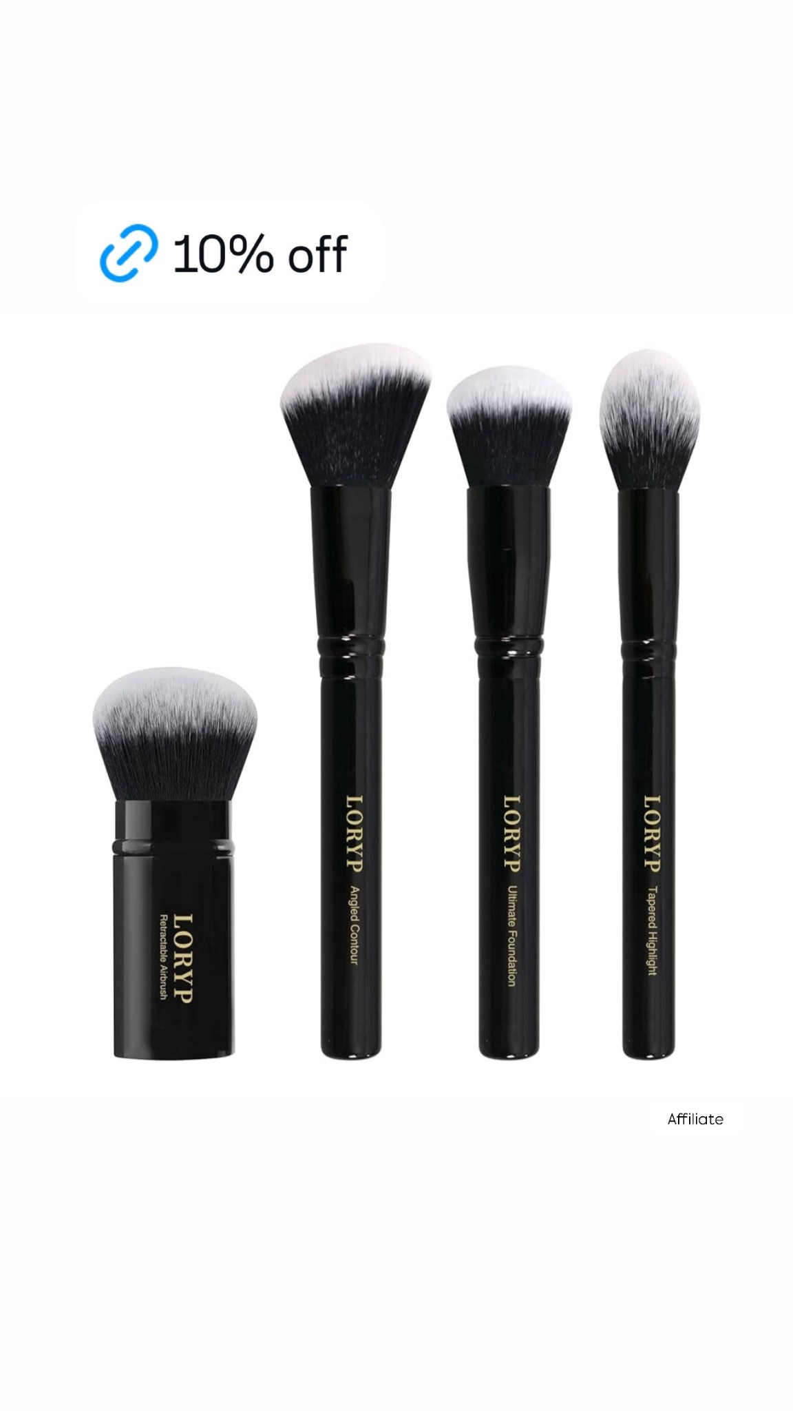 10% off makeup brush set under $13 lightning deal 

#LTKStyleTip #LTKSaleAlert #LTKBeauty
