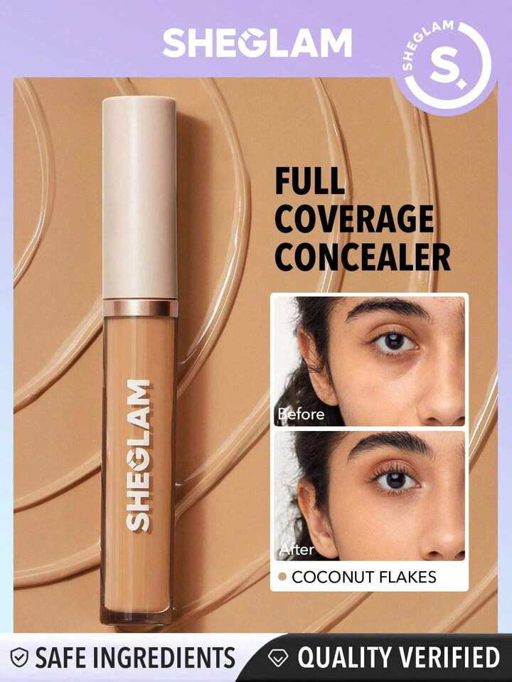 SHEGLAM Newly Reformulated - 12-Hr corrector de cobertura total - Coconut Flakes | SHEIN